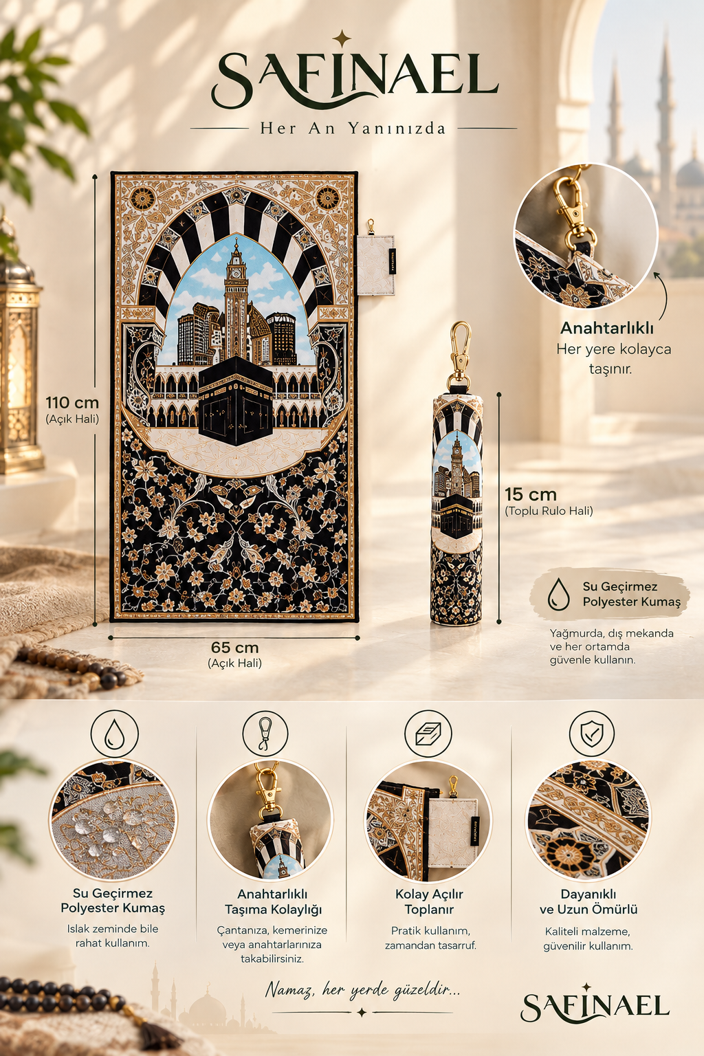 Safinael Anahtarlıklı Seccade - Safinael
